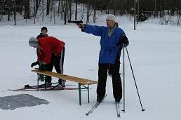 Winter unifight, hiihto, ammunta ja paini yhdistelmänä